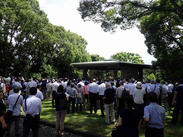 戦争犠牲者追悼、平和を誓う8・15集会